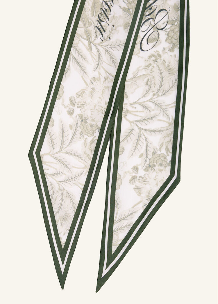 Шарф-твилли «Богемный шик»  3